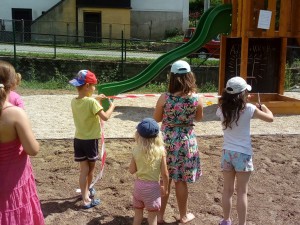 Otevírání dětského hřiště